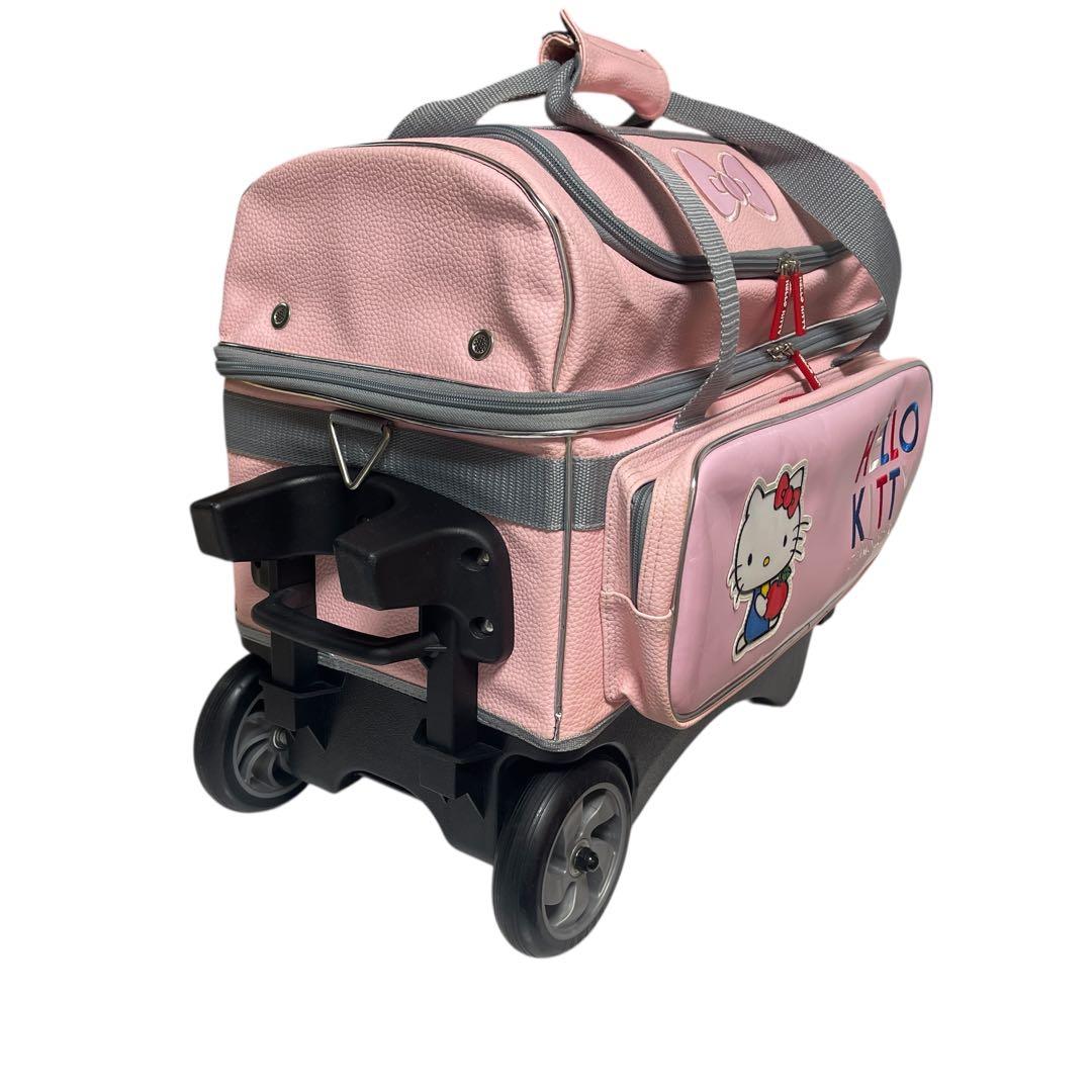 ハローキティ　ボーリングキャリーバッグ　ピンク