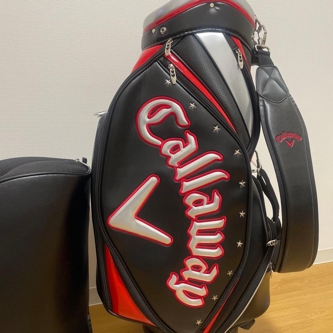 【週末限定値下げ】キャロウェイ キャディバッグ BLACK&RED 9.5型