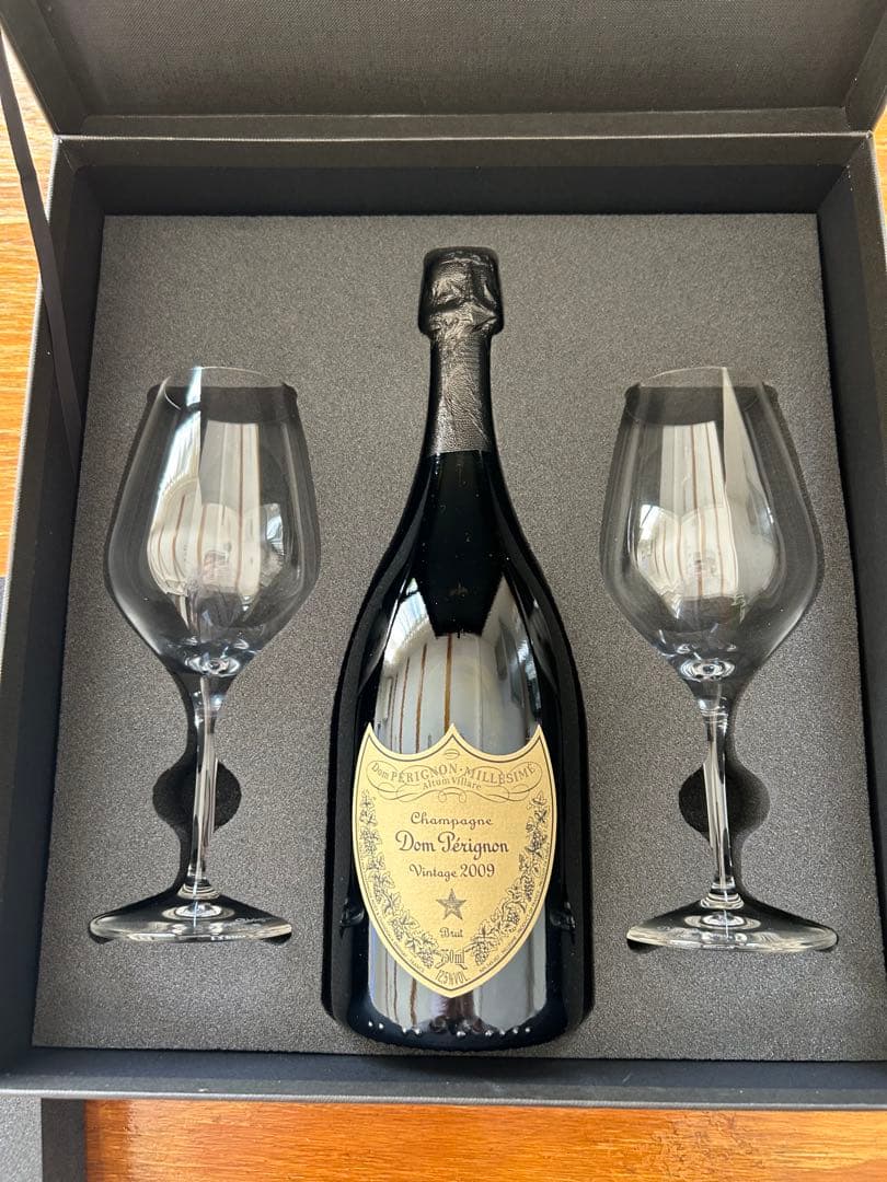 Dom Perignon ドンペリニヨン Vintage2009箱 グラス付き