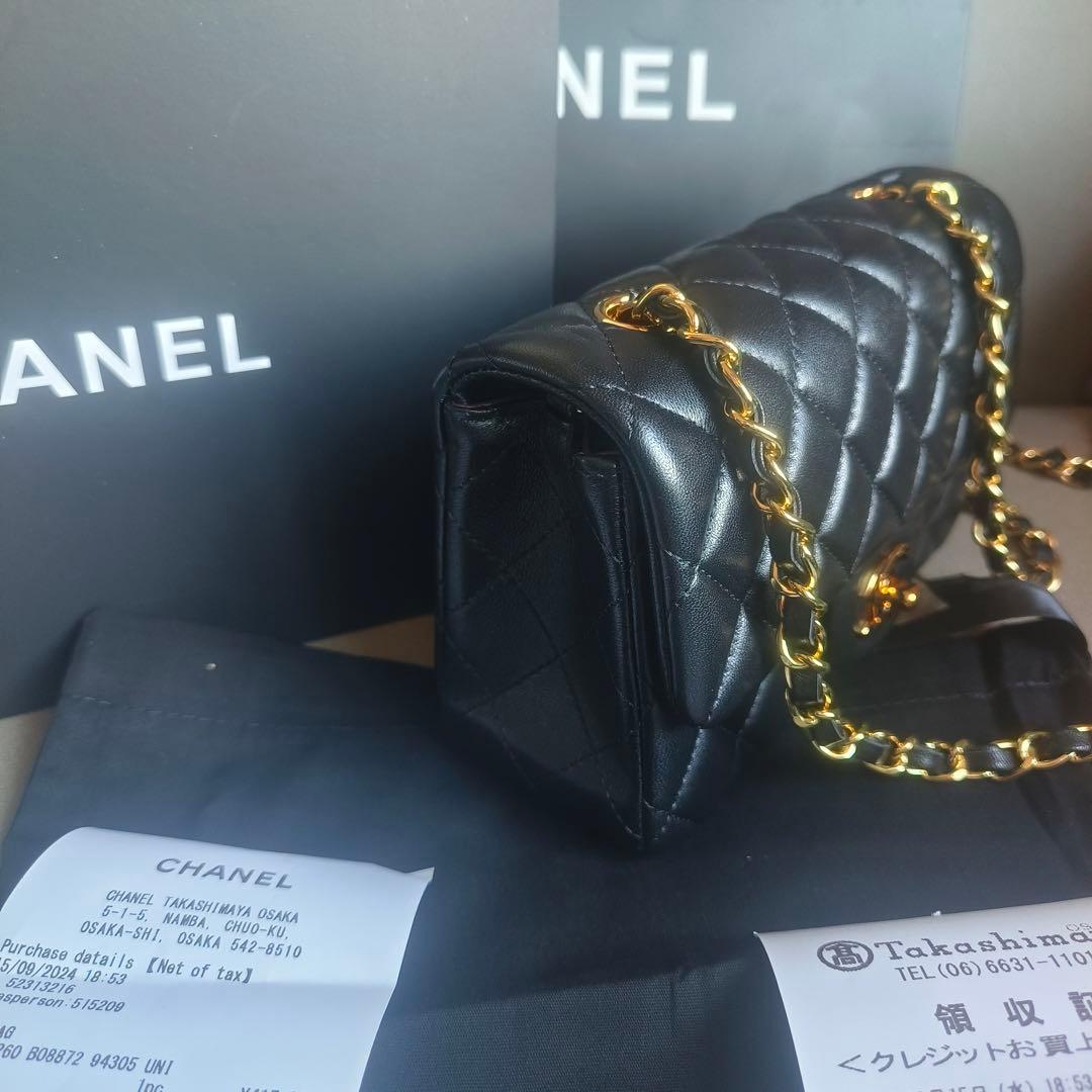 【実写画像】 ブラックレザー ショルダーバッグ