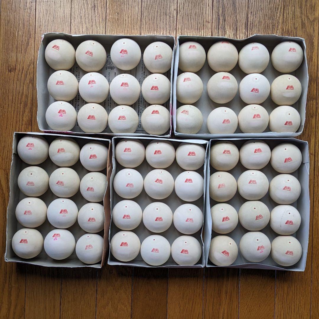 【中古】ソフトテニス　アカエム　60球