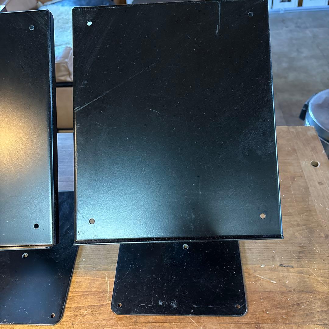 DJスタンド 金属製 黒 角型