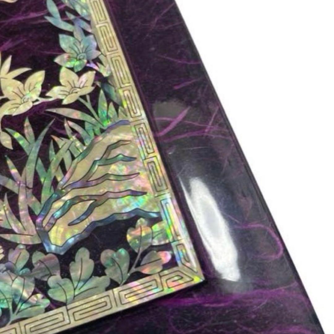 美しい✨ 韓国　螺鈿細工 漆器 小物入れ 宝石箱ジュエリーボックス伝統工芸