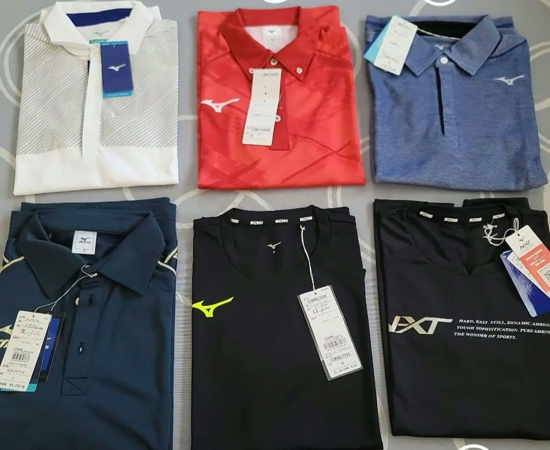 Mizuno ポロシャツ Tシャツ6枚セット Sサイズ 別売可能