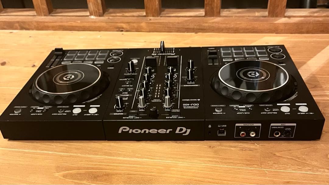 Pioneer DJ DDJ-400 コントローラー コード　ヘッドホン付き