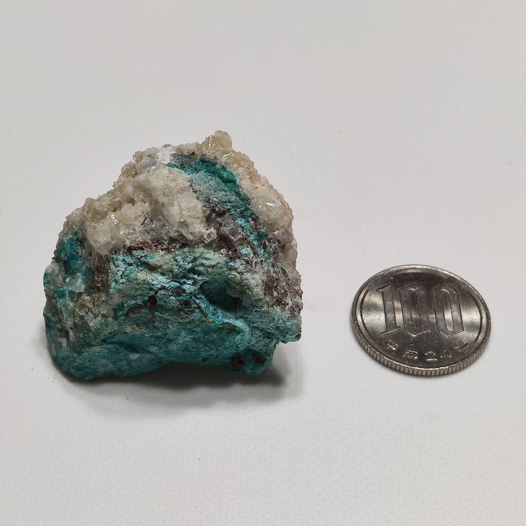 パワーストーン　天然石　クリソコラ　珪孔雀石　原石　31 g　No.53