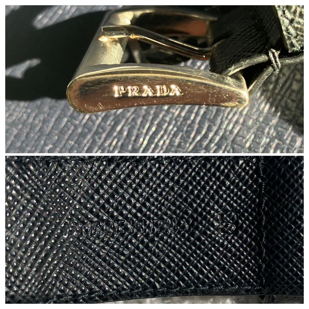 プラダ［首輪］三角ロゴ　犬用　ペット用品　レザー　ジャガード　箱付き　ブラック