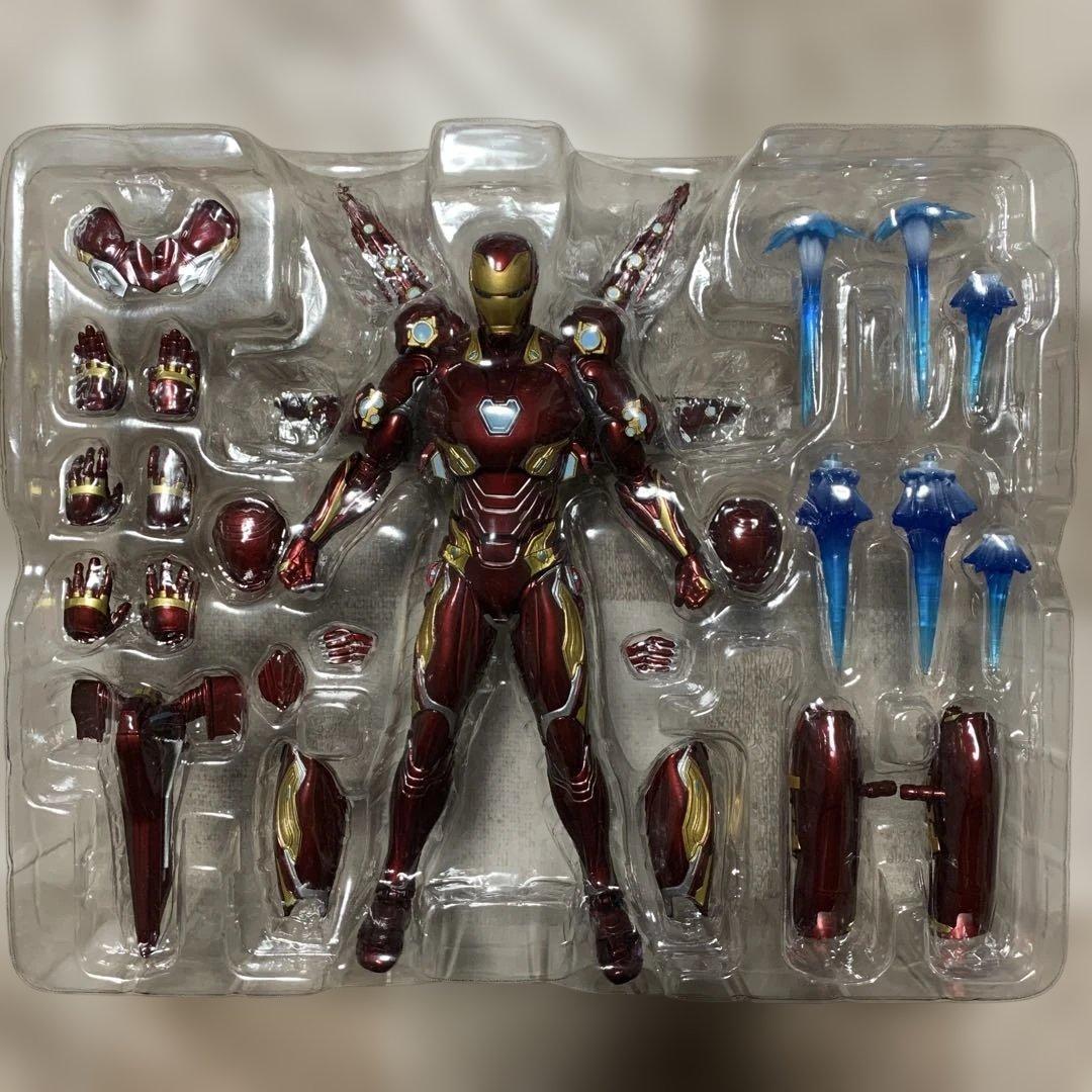 アイアンマン マーク85 マーク50 ナノウエポンセット2(右腕破損)台座セット