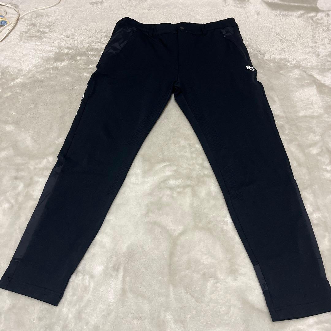 パーリーゲイツ　サイズ6 超ストレッチ　ジョガーパンツ　ブラック　ジャージパンツ