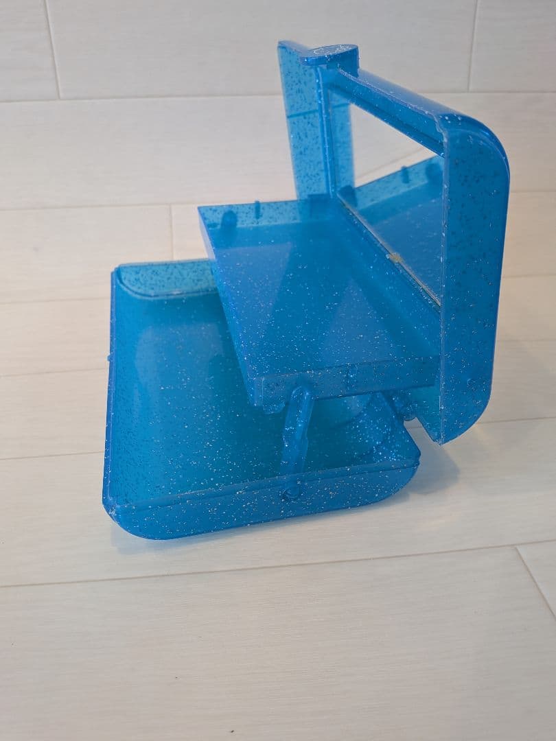 希少　ハローキティ　2段　ミラー付きBOX　収納　小物入れ　2000　エンジェル