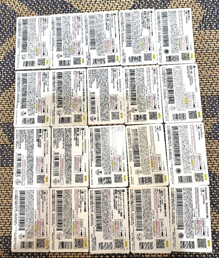 bunny 使用済み映画・アニメ印刷物コレクション