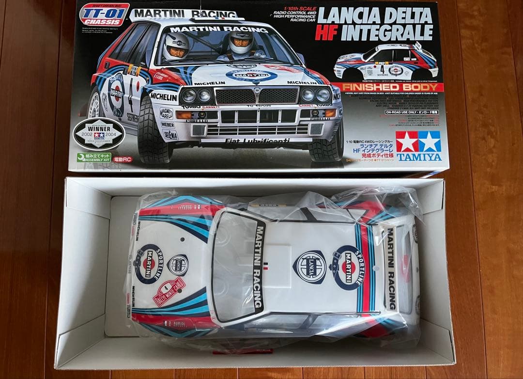 タミヤ　ランチアデルタ1/10 ラジコン 完成ボディ　TT-01