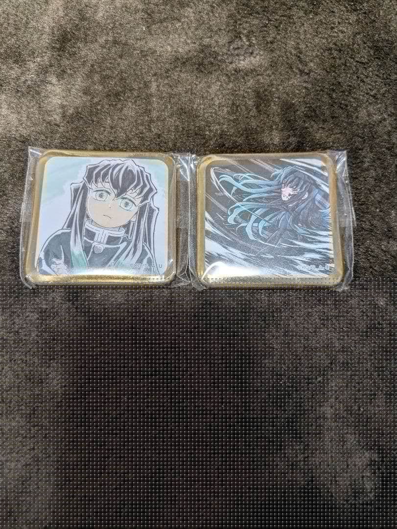 鬼滅の刃 無一郎 ダイニング スクエア 缶バッジ お楽しみくじ