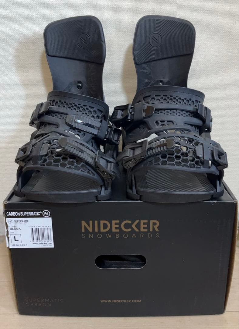NIDECKER Supermatic Carbonビンディング Lサイズ