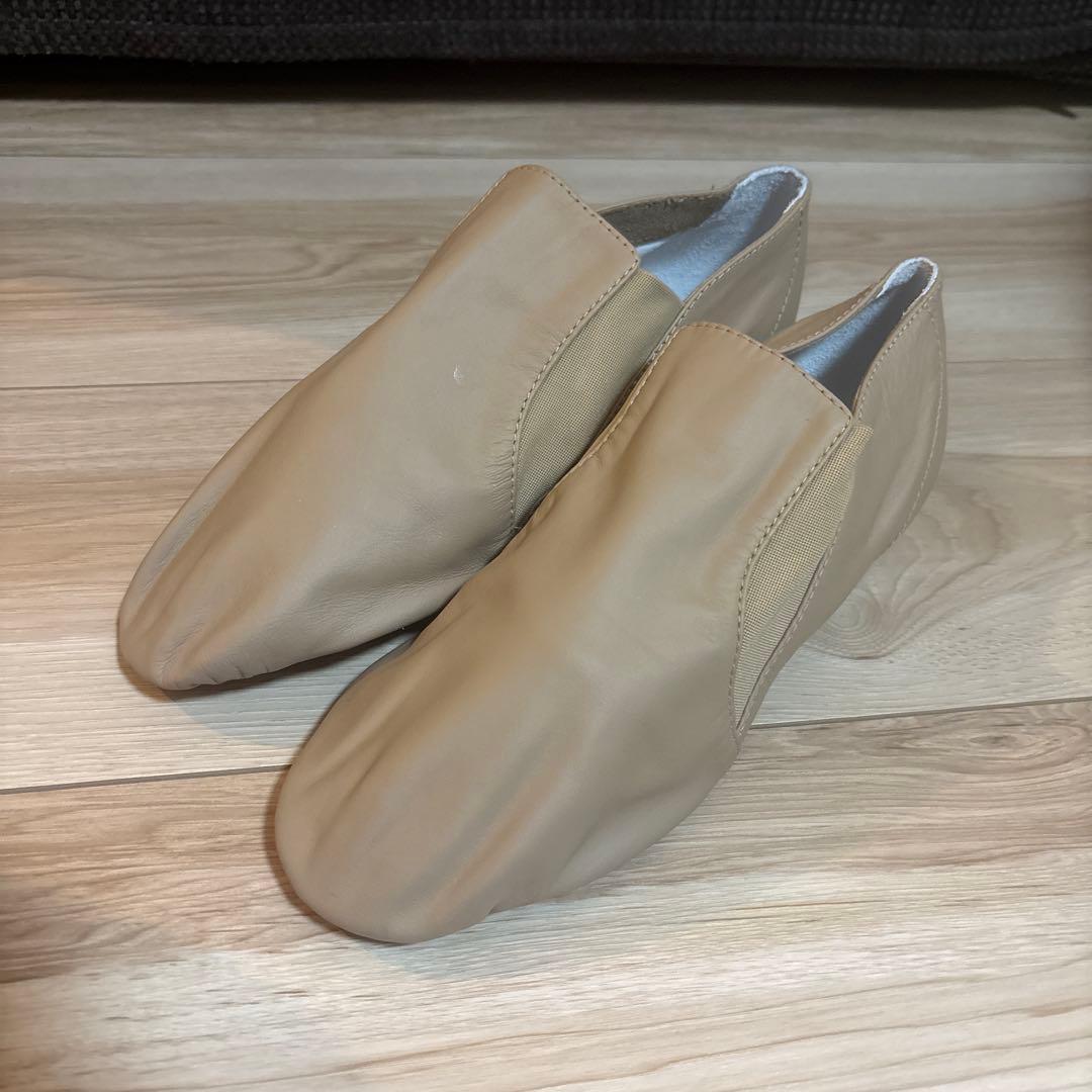 BLOCH サイドゴアシューズ 24.0cm ベージュ 7.5