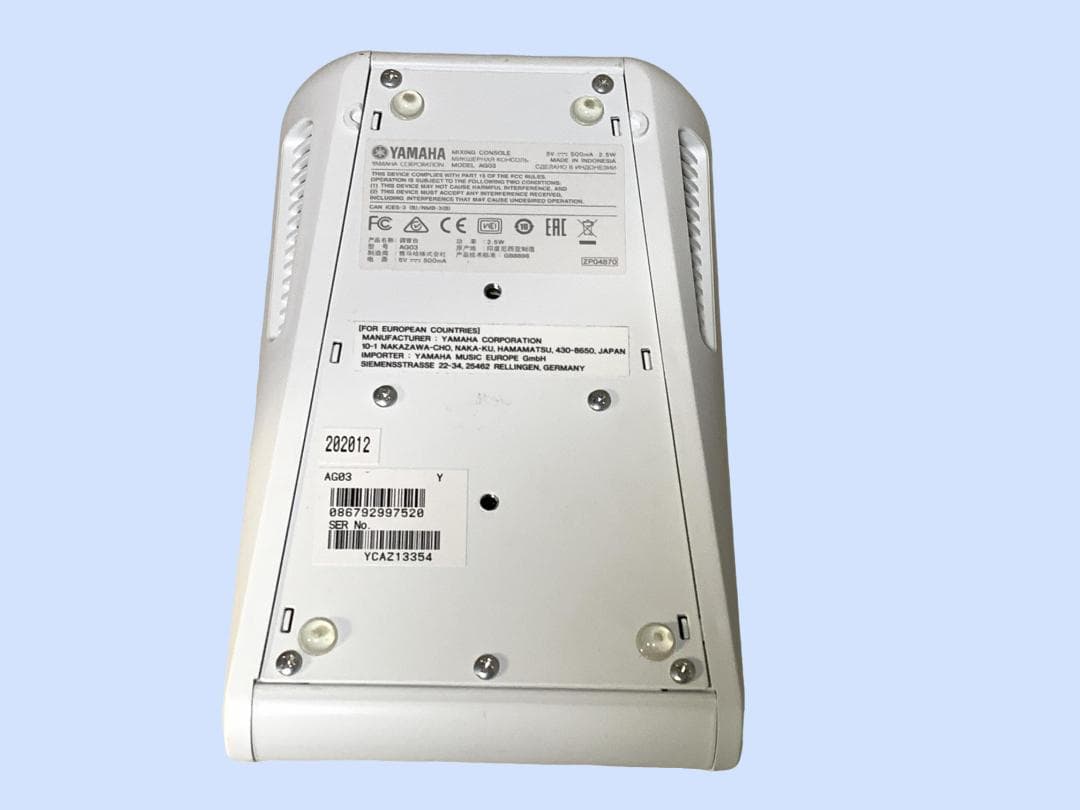M9170 YAMAHA ヤマハ オーディオインターフェイス AG03