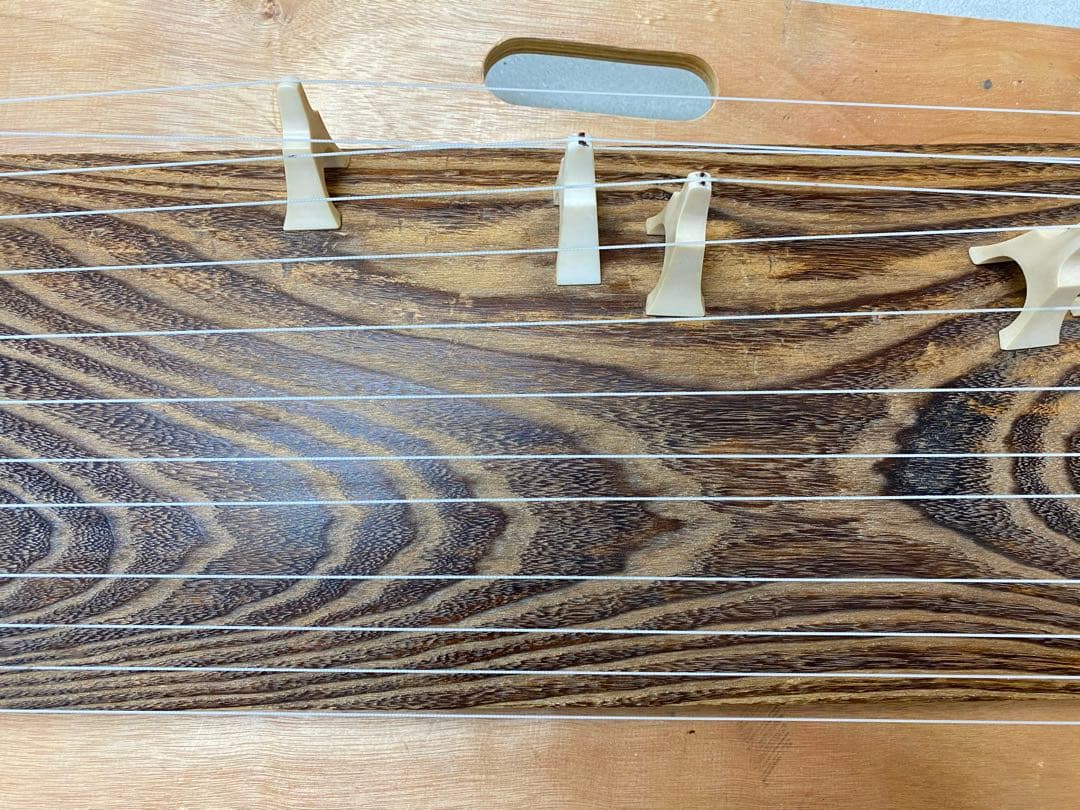 琴 お筝 筝 13弦 小川謹製 焼き印 くり甲