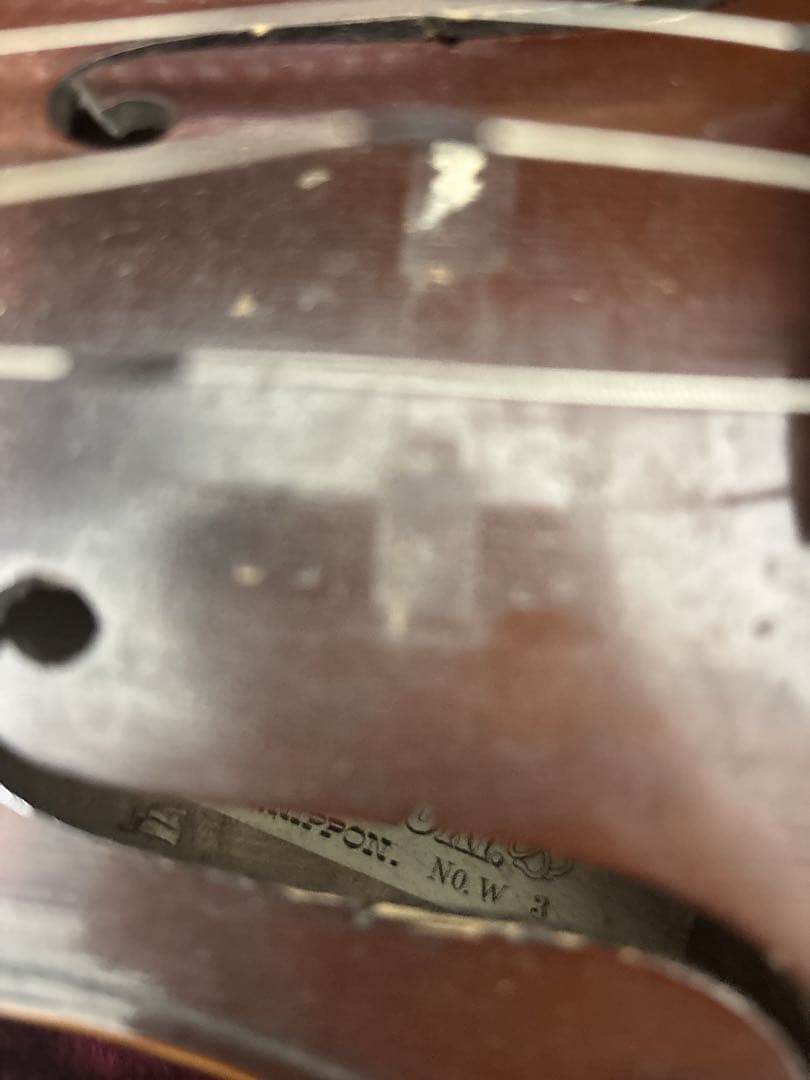 鈴木政吉　バイオリン No.w3 本体 ハードケース付き