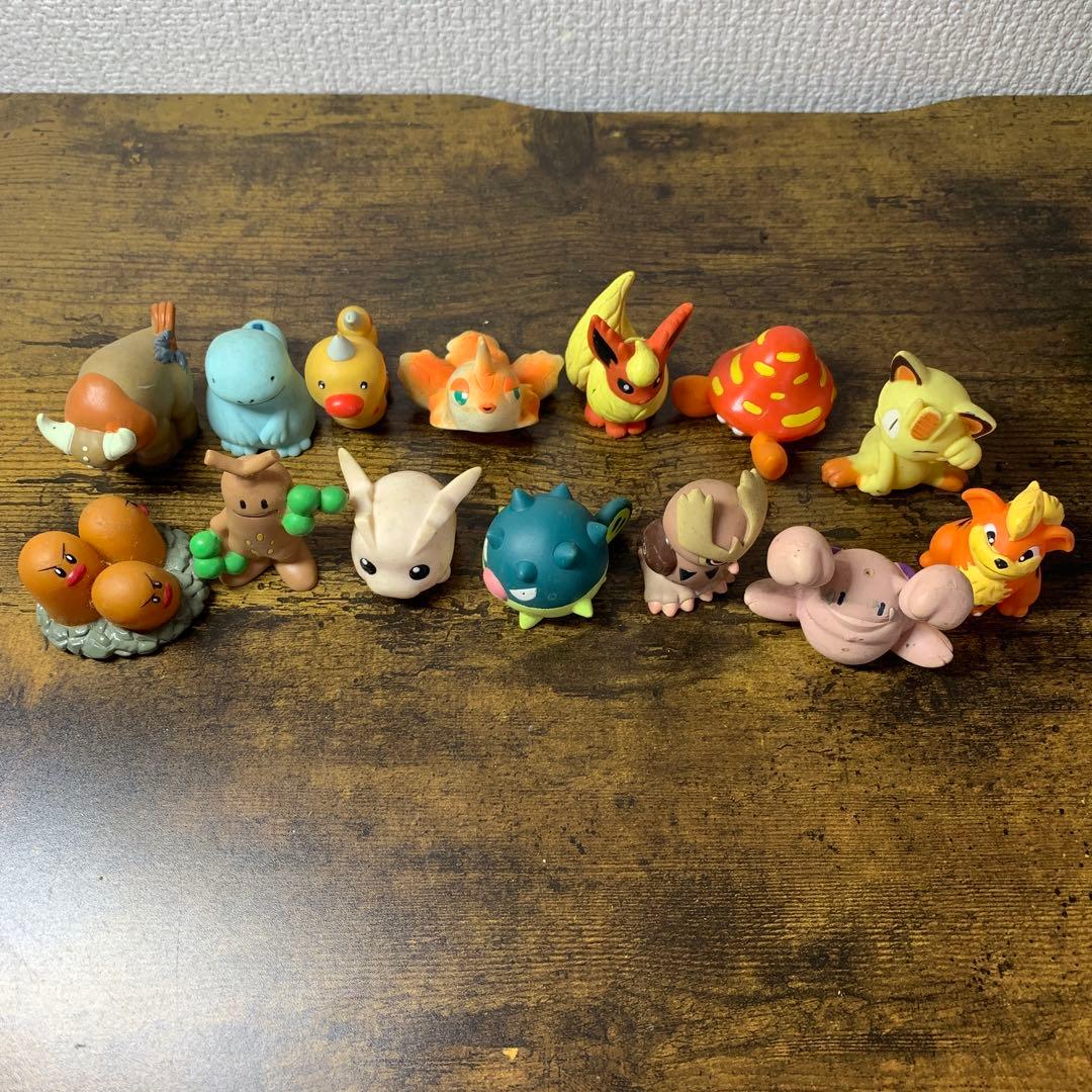 3F 【希少】ポケモン指人形 14体セット（当時物・レトロ）ポケモン ポケットモ
