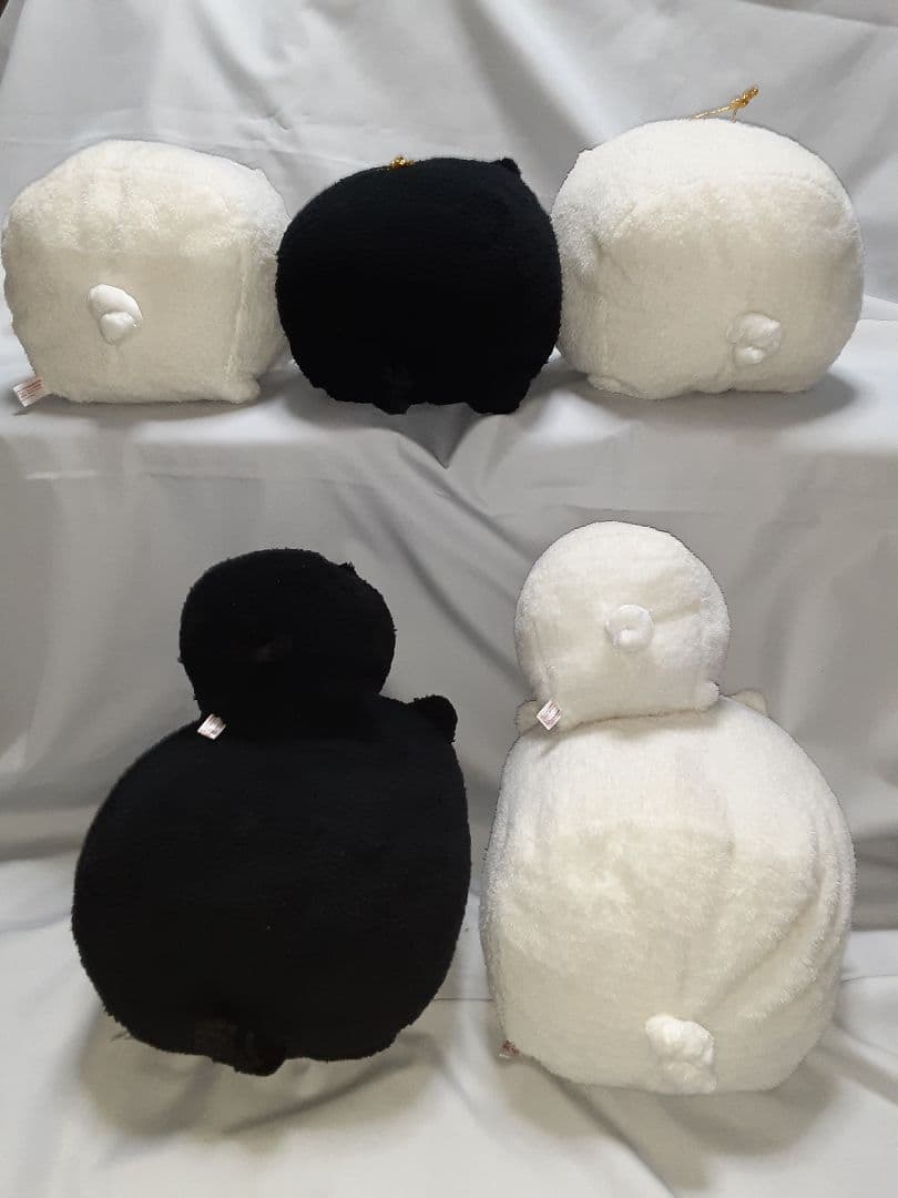 san-x モノクロブー ぬいぐるみセット もこもこ キラキラフリースXLBIG