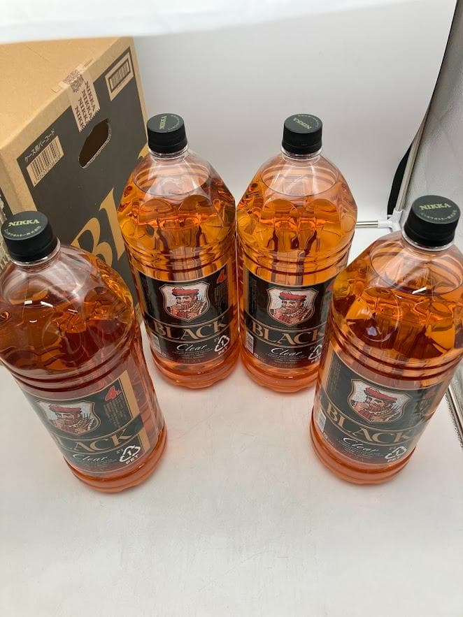 【新品・未開封】　ウィスキーブラックニッカ　モルト・グレーン　4000ml　4本