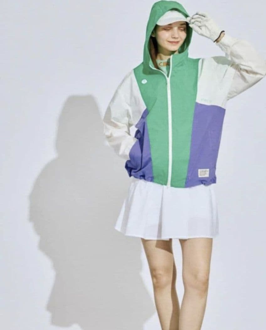 ★美品★2025年モデルPW CIRCULUSカラーブロッキングブルゾン　S