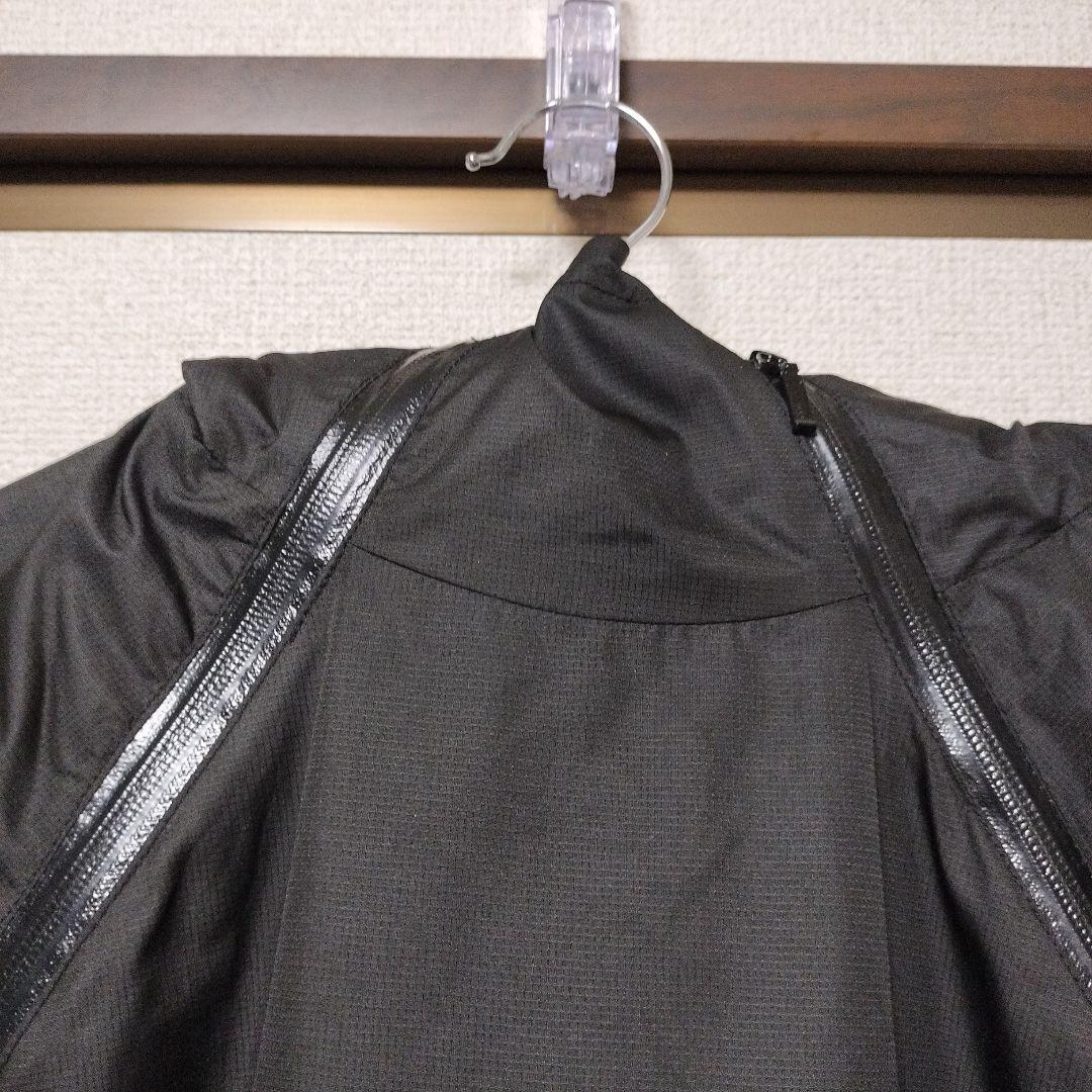 narifuri 黒 プルブレーカー フード付き