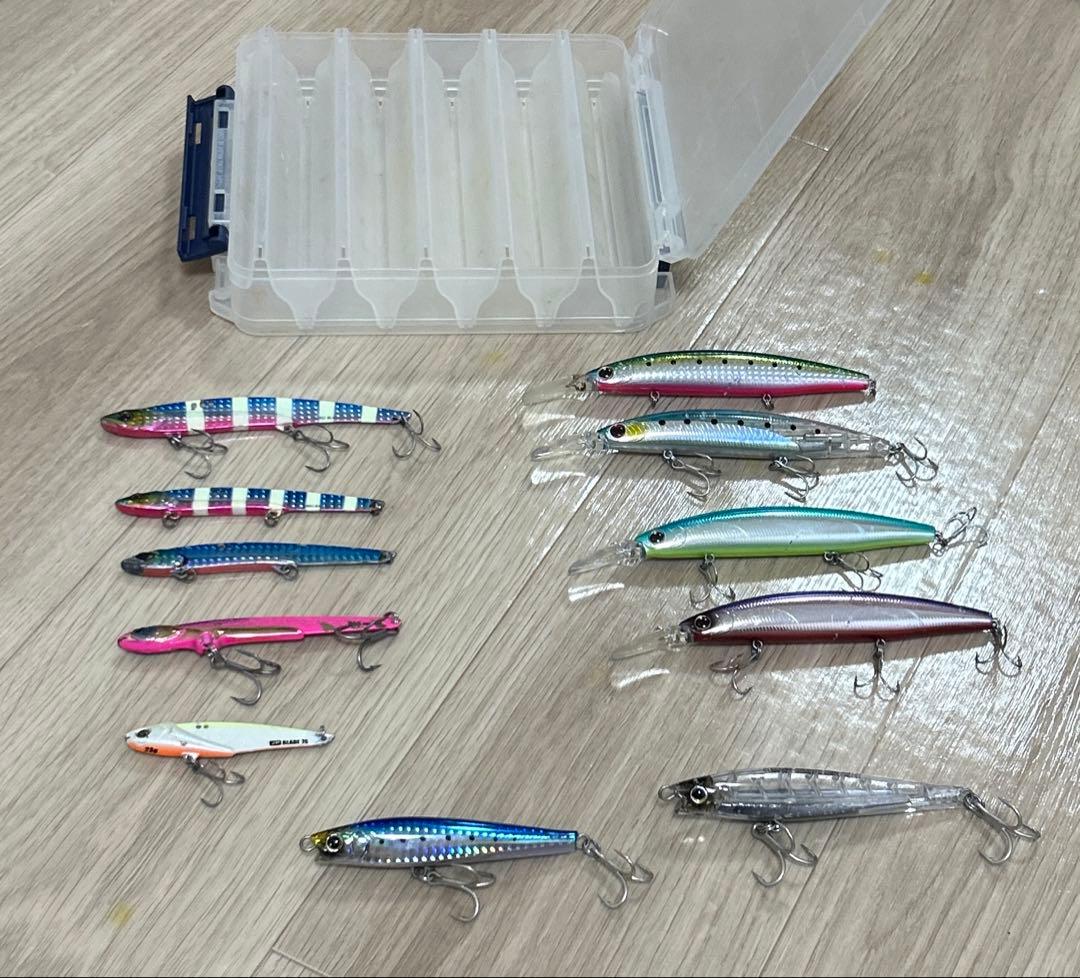 【12点セット】メタルバイブ　ミノー　ペンシル　青物　シーバス