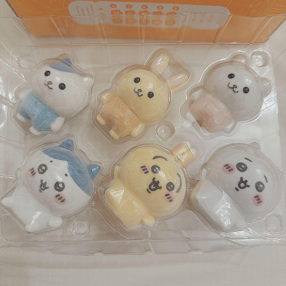 ちいかわ　なんとかバニア　フロッキーフィギュア　6体セット