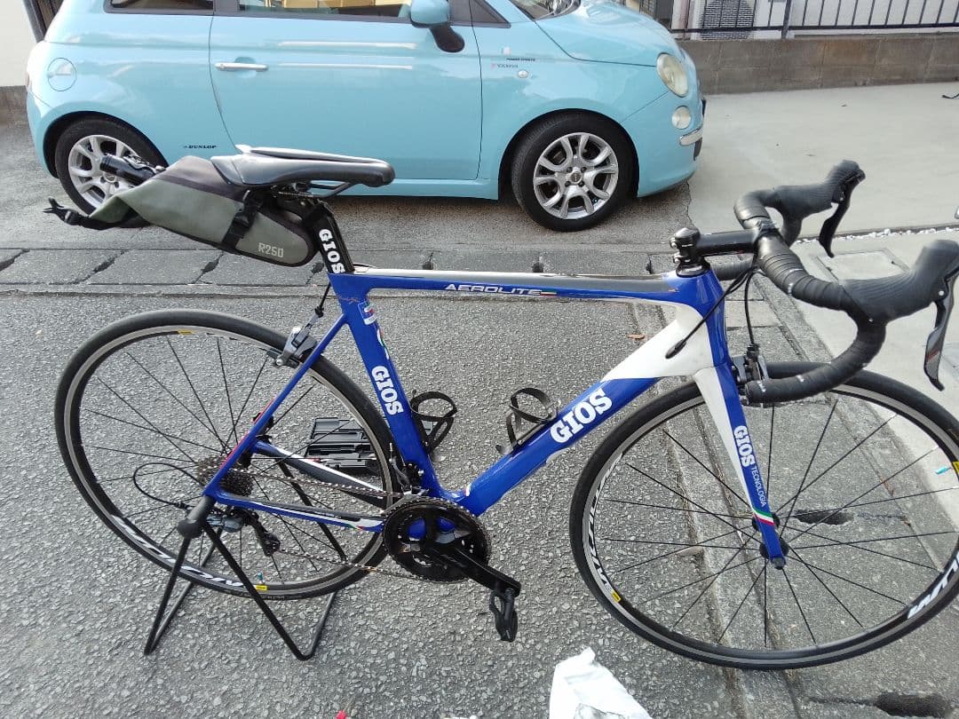 フレームセット　gios aerolite 52サイズ　カーボン