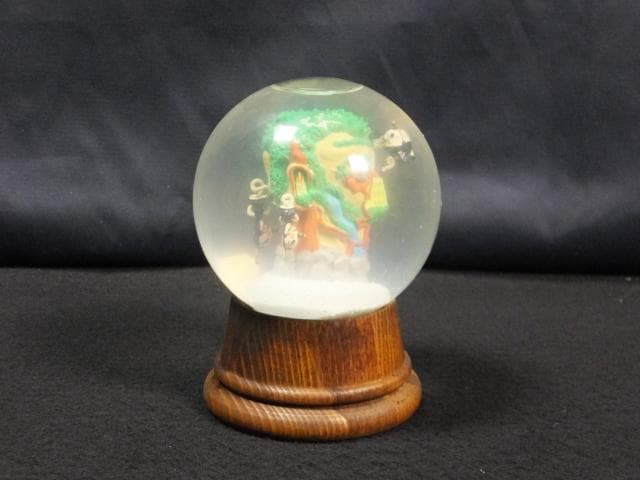 最後1組　田名網敬一　絵本 スノードーム『ハテナちゃんとふしぎのもり』1010C