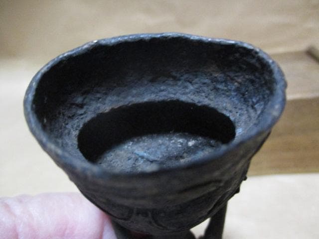 チベット密教　小金銅仏　箱付き　R84-1