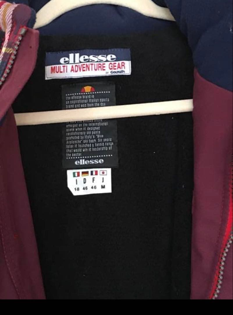 【新品未使用タグ付】ellesse スキーウェア レディースM 帽子付き