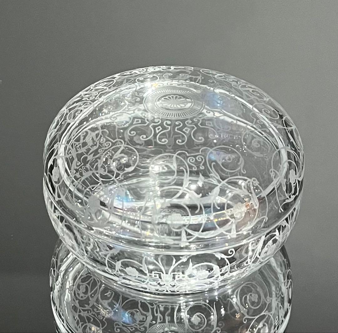 BACCARAT バカラ/ ※美品 ミケランジェロ　蓋物　ボンボニエール