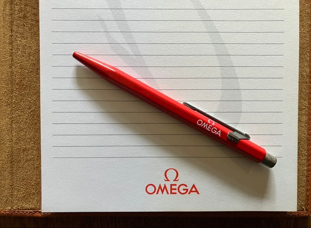 schedoni スケドーニ　メモ帳革カバー オメガ150周年記念 フェラーリ