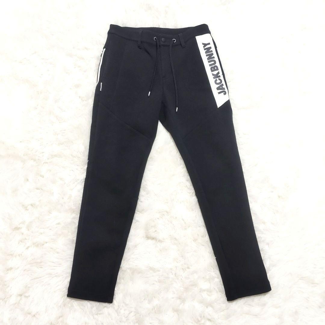 【美品】 Jack Bunny!! ダンボール スウェット パンツ ブラック