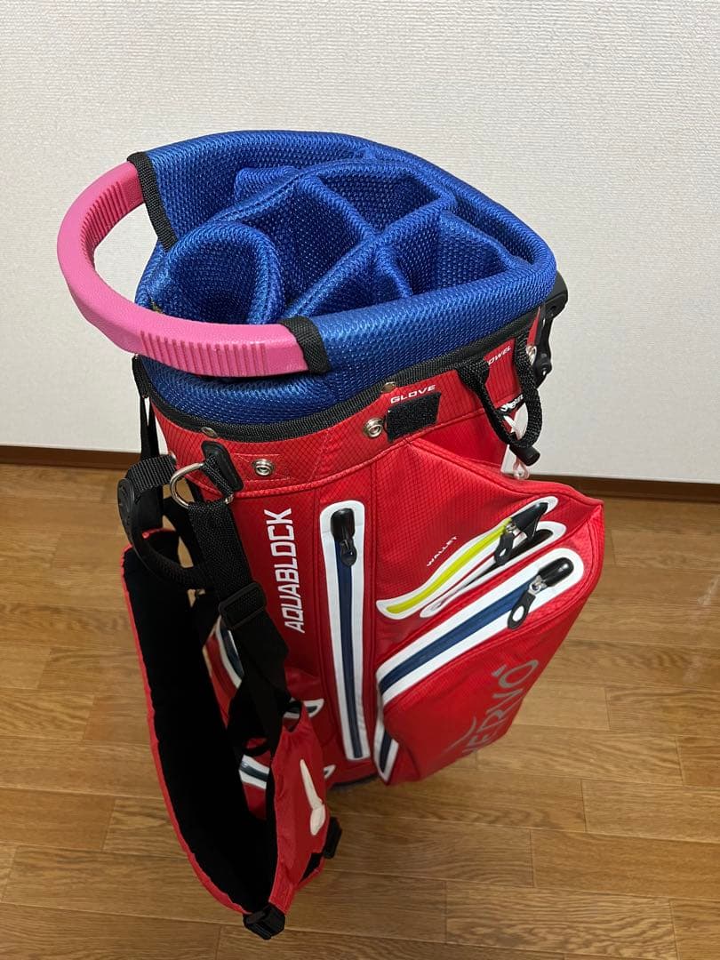 CHERVO AQUABLOCK ゴルフバッグ 赤