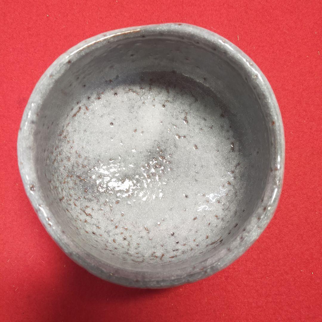 茶道茶碗　鼠志野　苗柄　抹茶【新品未使用】
