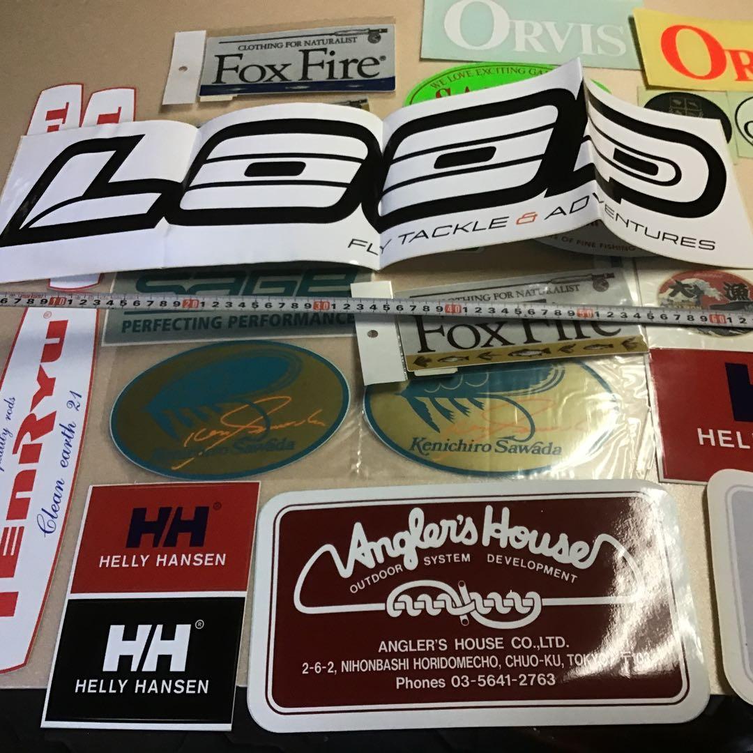 フライフィッシング　ステッカー　31枚　2シート　+2 追加9枚