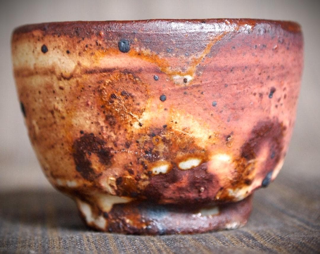 人気作家★水谷渉【師：中川自然坊＆鯉江良二粉引唐津ぐい呑みB