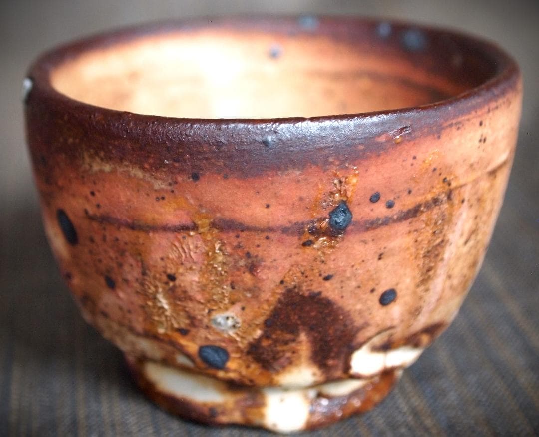 人気作家★水谷渉【師：中川自然坊＆鯉江良二粉引唐津ぐい呑みB