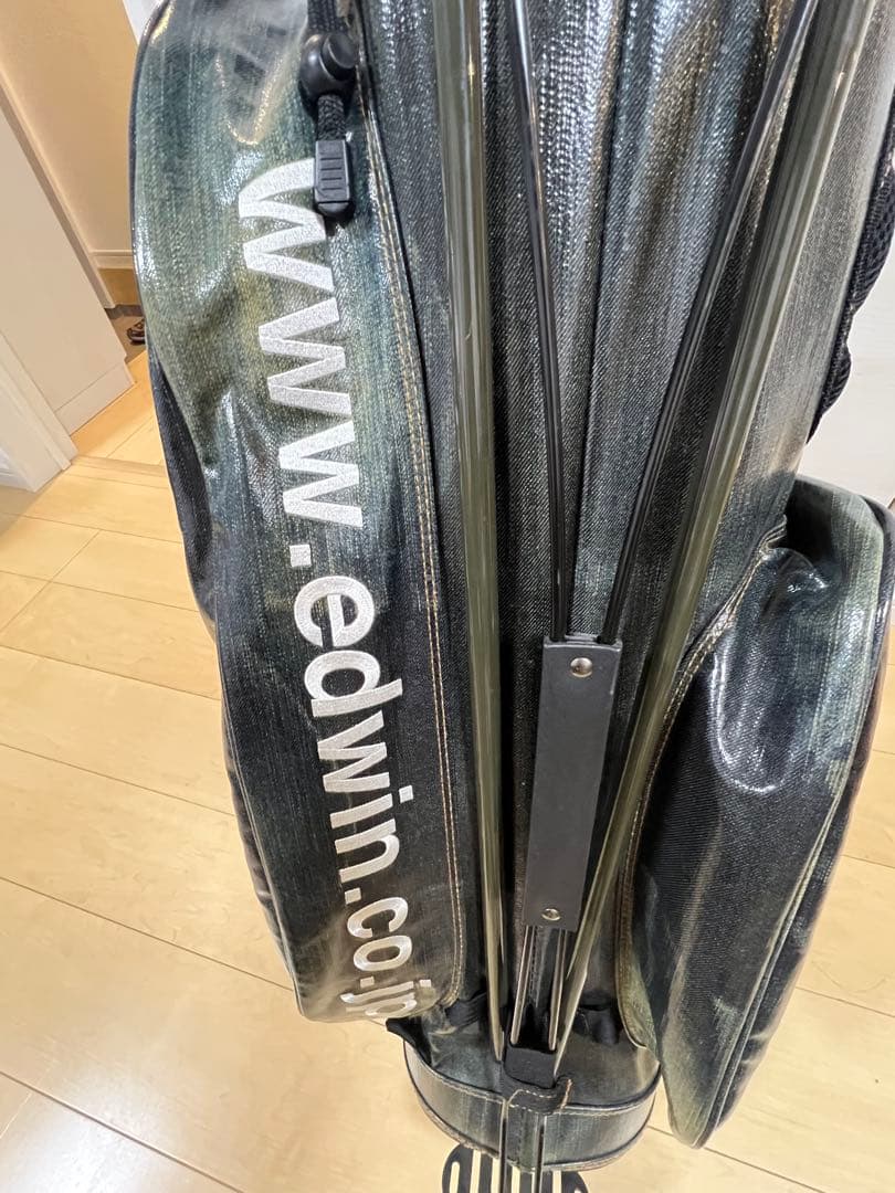 【超希少】エドウィン EDWIN ジーンズ風 キャディバッグ 7分割 リーバイス