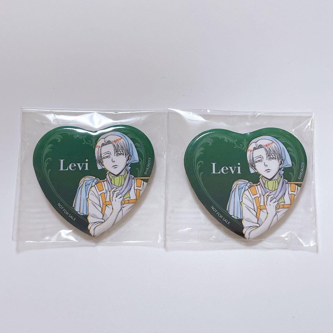 進撃の巨人 TSUTAYA wit 激動 特典 ハート 缶バッジ リヴァイ