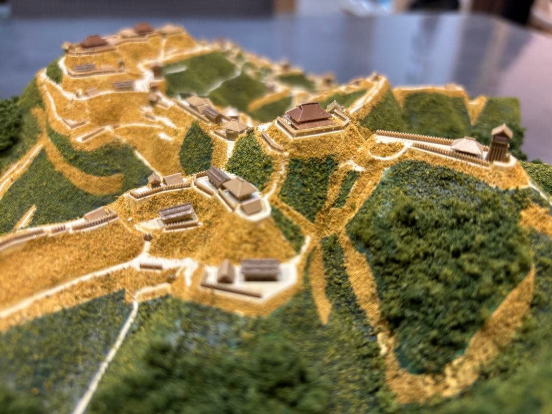 【今週まで値下げ‼️】城ラマ　高天神城　ジオラマ模型