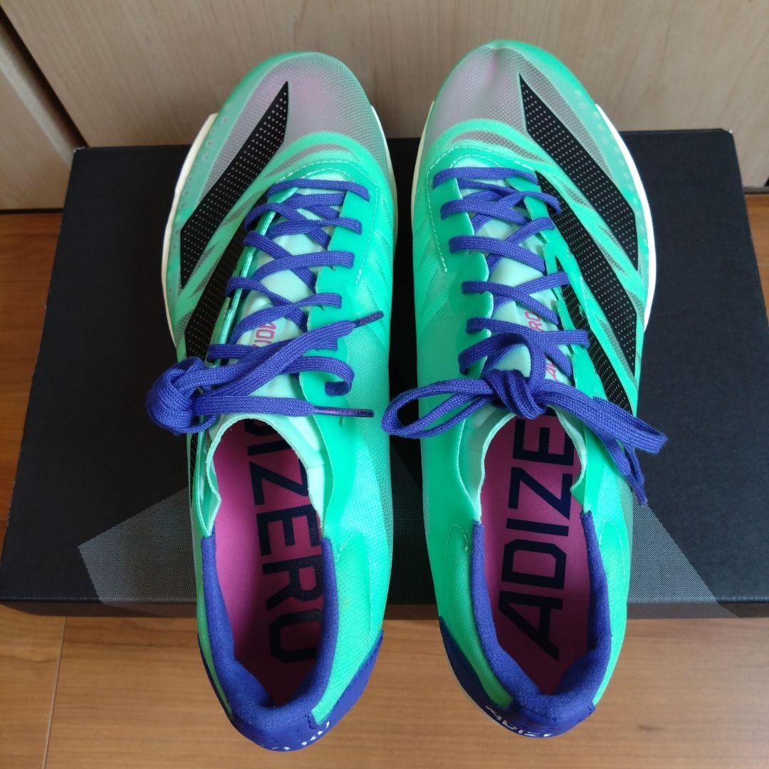 ADIZERO アンビション(旧型)　25.5cm グリーン/ブルー