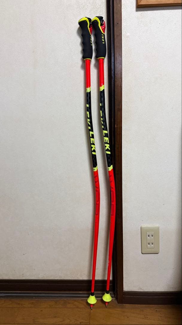 LEKI スキー用ストック アルミ合金製
