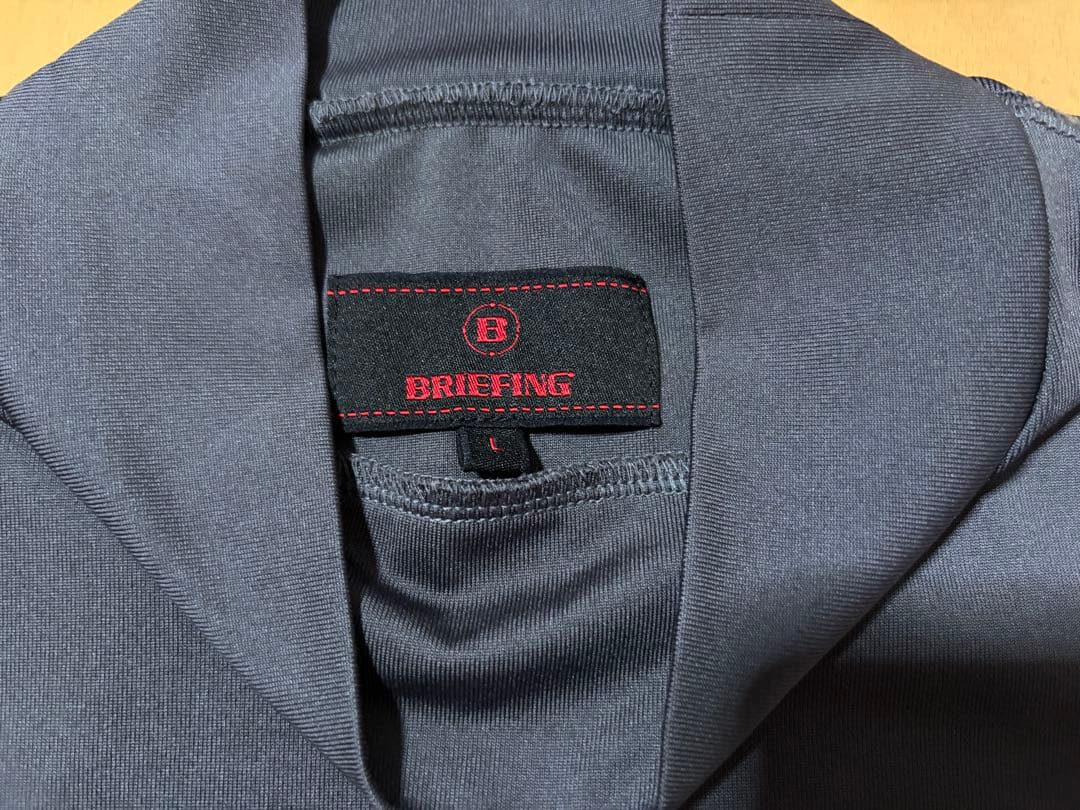 BRIEFING 長袖シャツ Sサイズ グレー