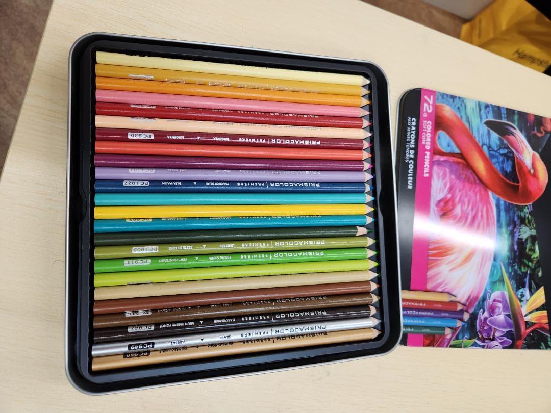 サンフォード プリブマカラー 72色油性色鉛筆セット