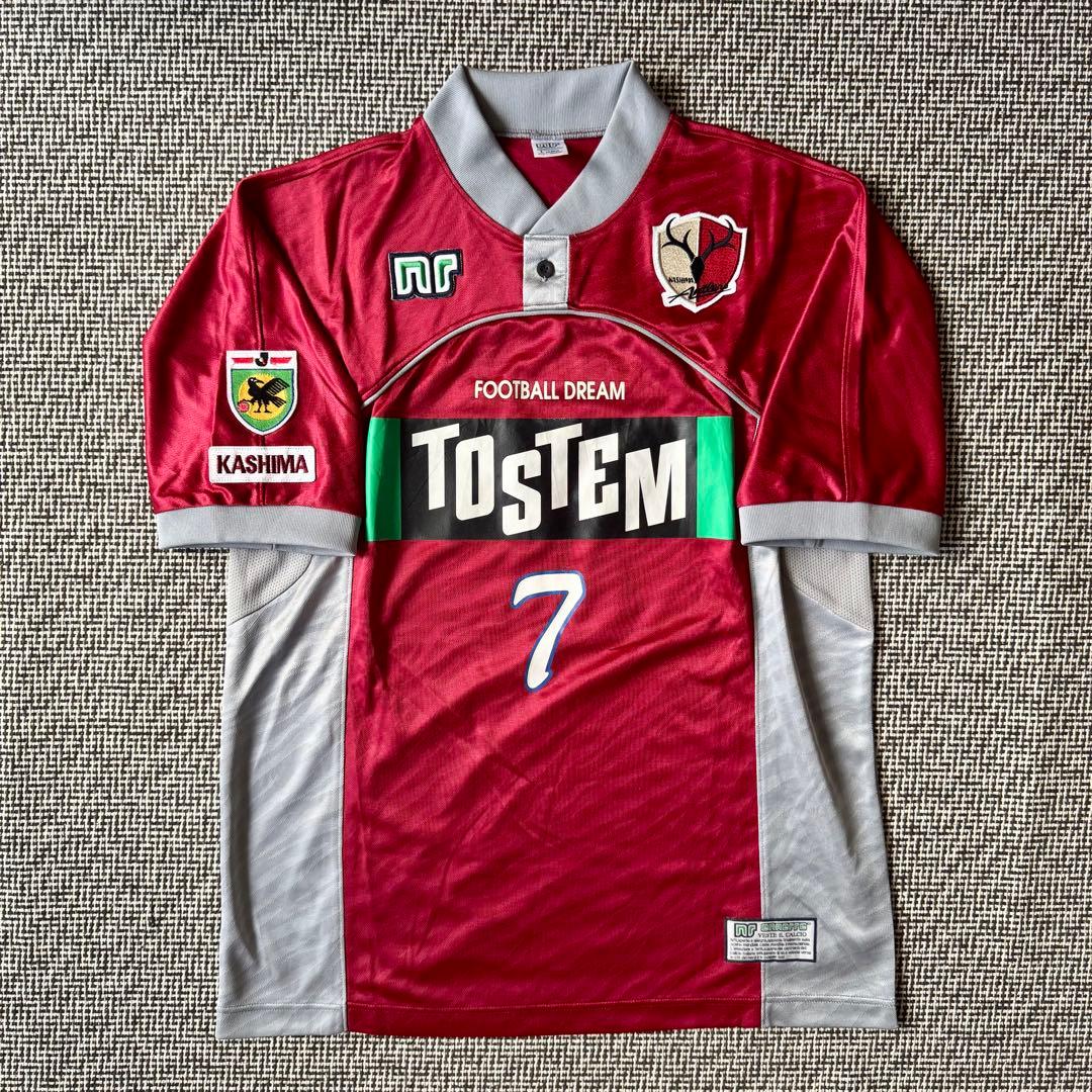 【直筆サイン入り】相馬直樹 ＃７ 鹿島アントラーズ ９８／９９（H）