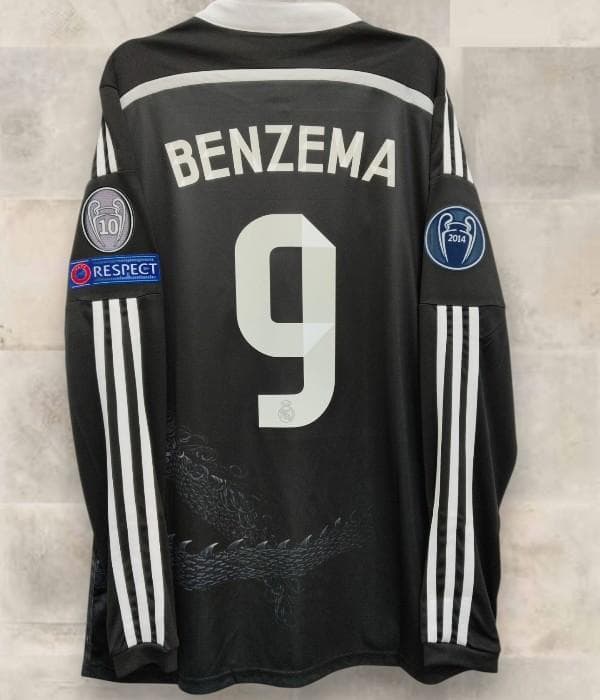 2014-2015 レアル・マドリード 9 ベンゼマ 長袖 ユニフォーム